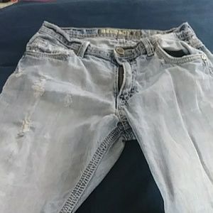 Mens light wash jeans